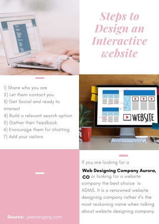 Steps to Design an Interactive website