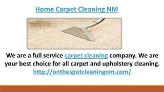 Home Carpet Cleaning NM